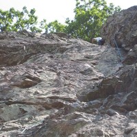 Falaise de Mervent - "Le diedre des Chouans"