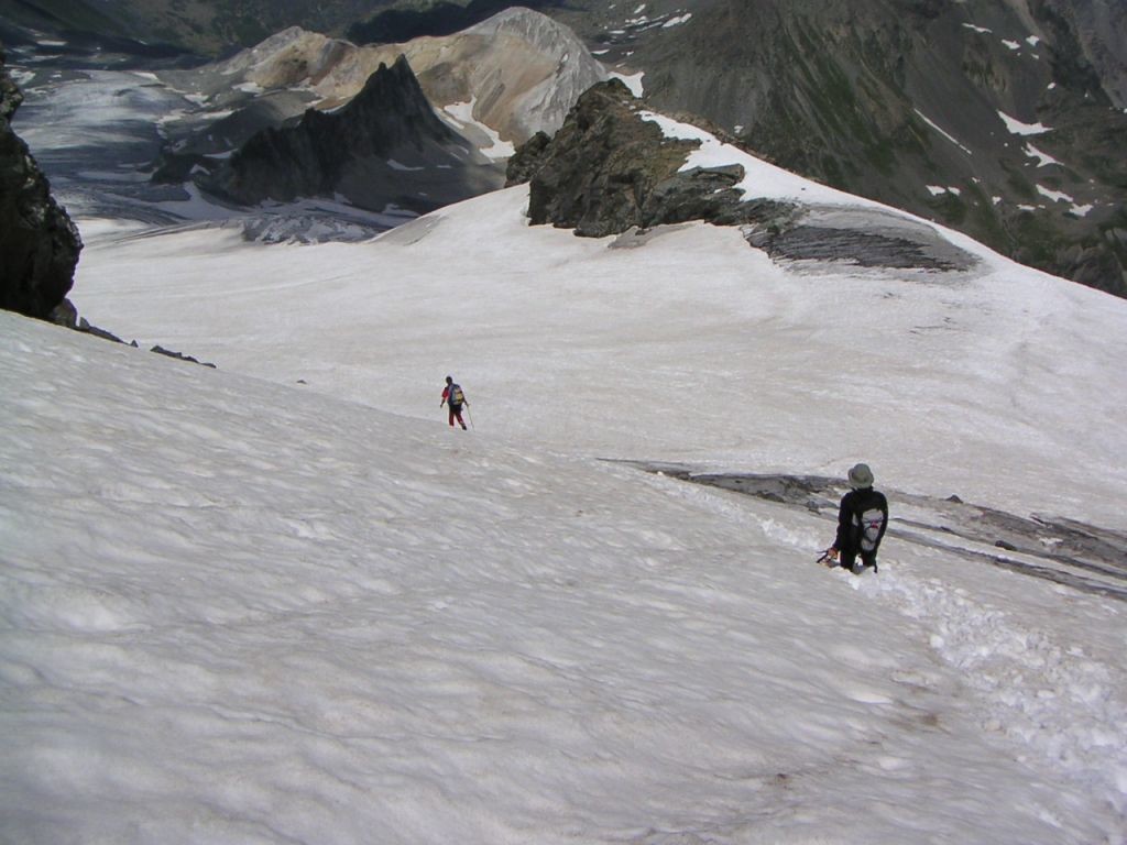 Descente du dôme de Polset