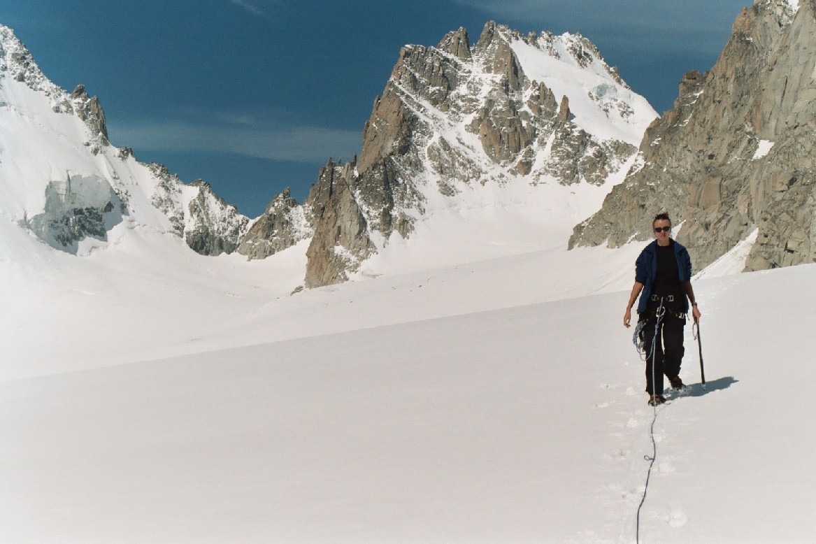 De retour de ballade au pied du Col du Chardonnet
