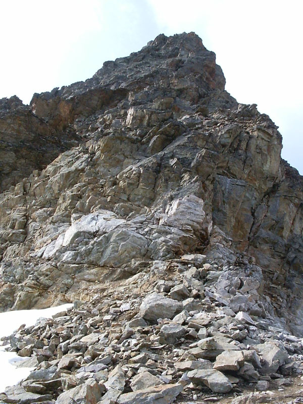 L'arrête nord du Dossen depuis le Dossensattel