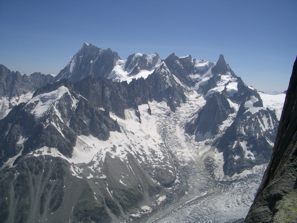 Dent du géant_ Arête de Rochefort_ aig. du Tacul et Gdes Jorasses !