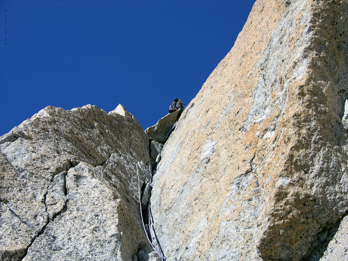 le col Copt et la fameuse fissure.