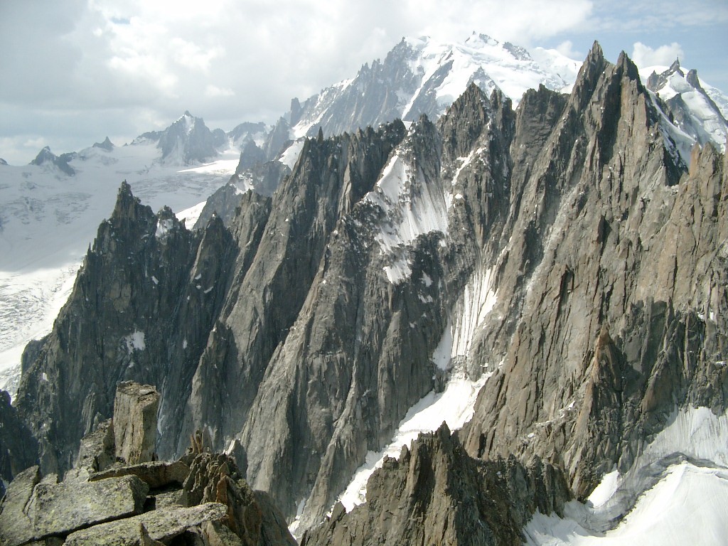 Vue du sommet du Grépon
