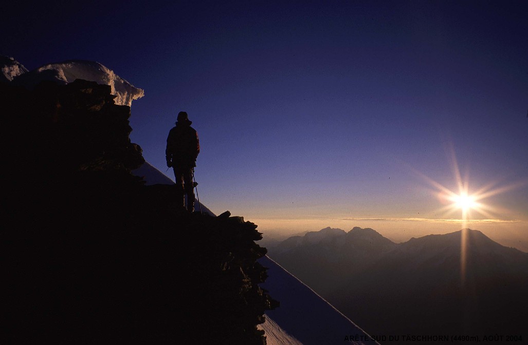 Arête S du Täschhorn vers 4300m