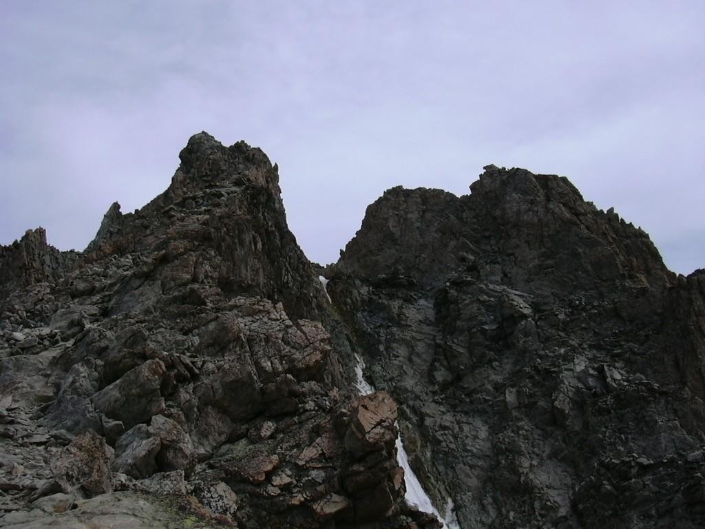 Vue sur l'arête du Rateau