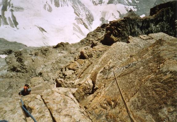 Ben dans l'Arête WNW... un IV qui laisse rêveur ! Grande Ruine - Pic Maître