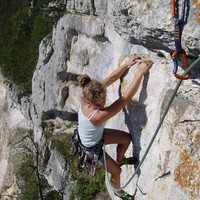 C.Devaux dans "Labyrinthe" à Plagne.
