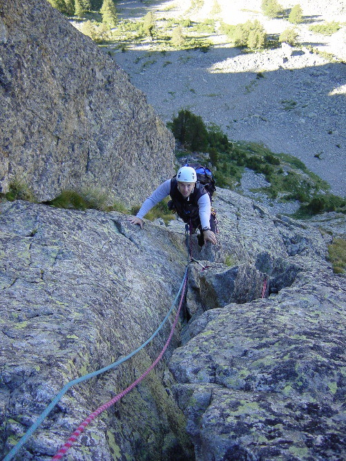Dalle de L3 de l'arête N-O du Petit Cayre de la Madone