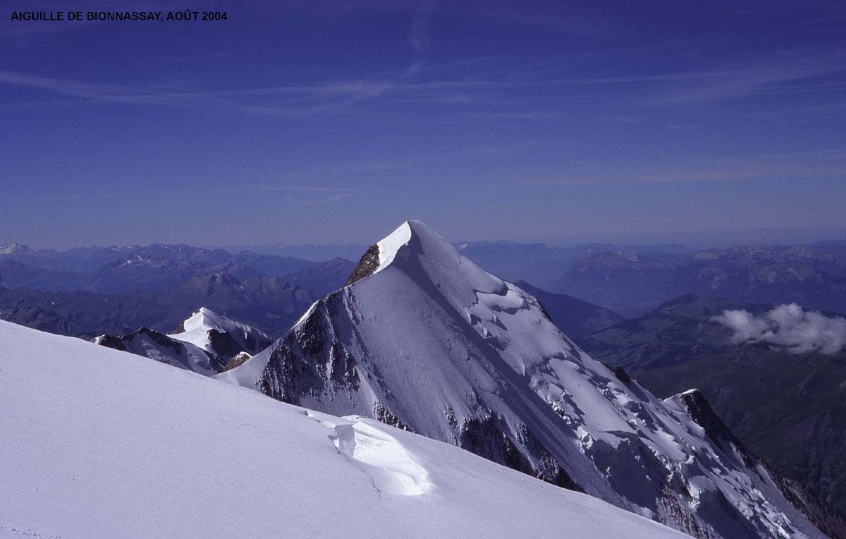 Aiguille de Bionnassay vue du Dome du Gouter