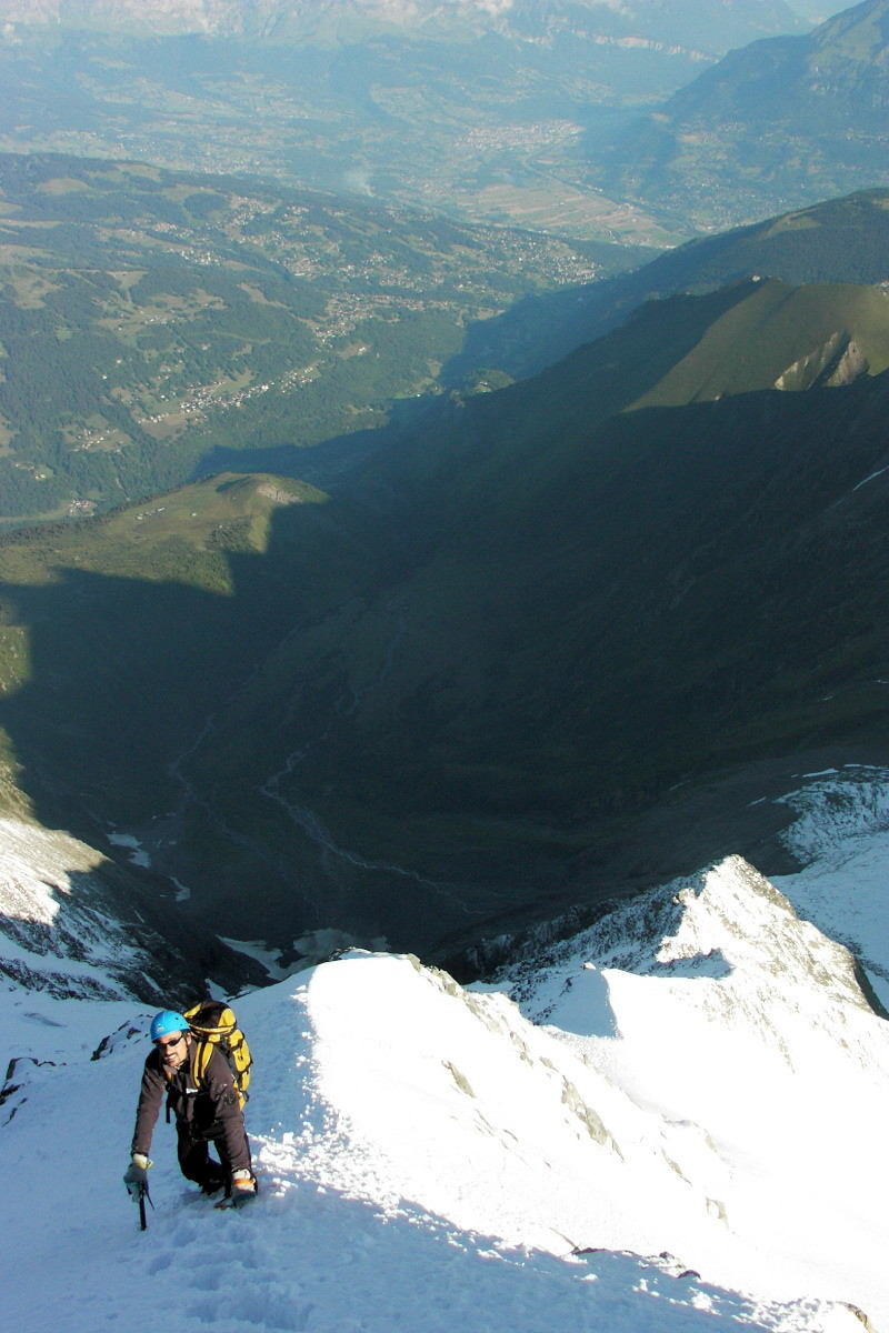 Domes de Miage: arete Mettrier