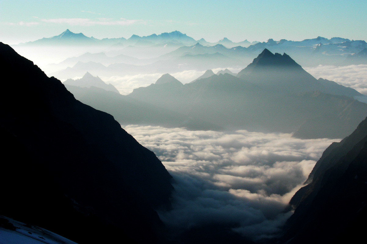 Domes de Miage: arete Mettrier