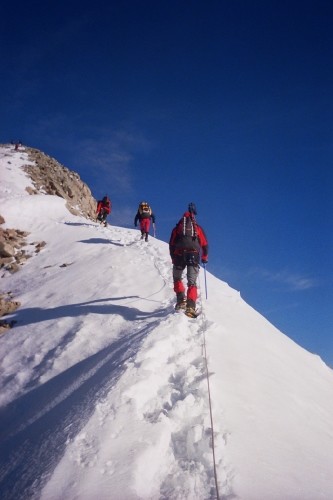 Arête finale de la Pointe Brevoort