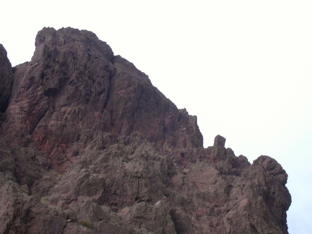 Sommet du Tafunatu vu du col des Maures