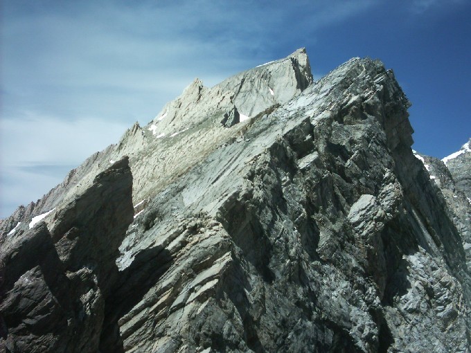 Pic de la Font Sancte arête SW en Juin 2004