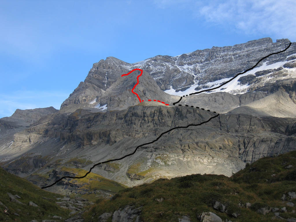 Voie normale de la Tour Saliere et Arete Fabien