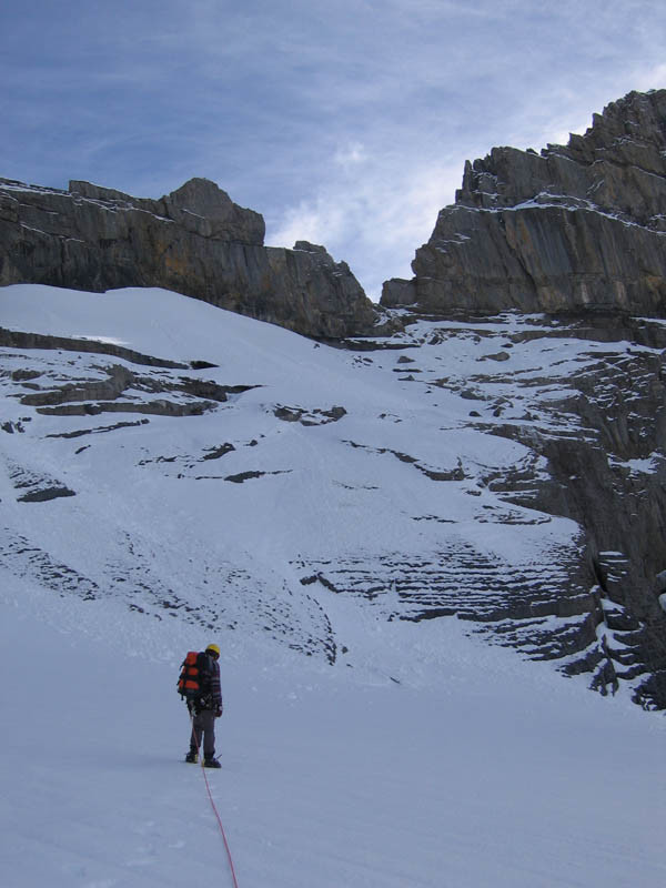 Face NO de la Brèche de l'Aiguillette