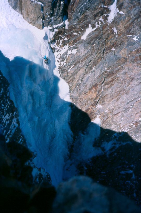 Salida del Couloir de Gaube
