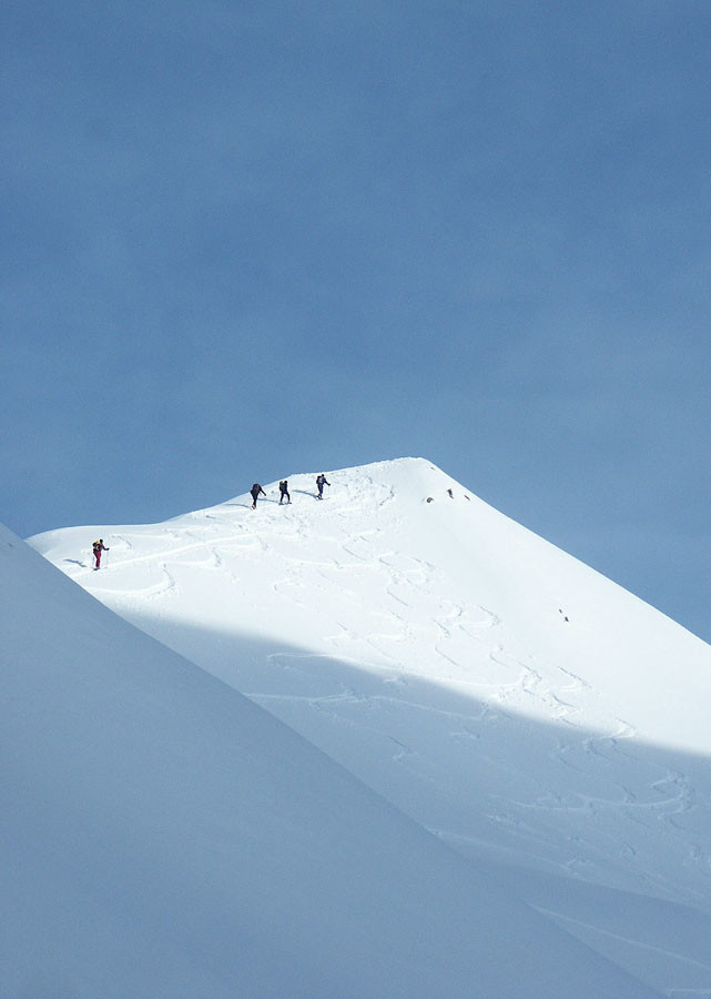 Il tratto finale al Poncione di Val Piana 2660 m.