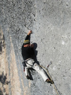 R.Pirali dans "Verdon" au Schilt, Suisse. R.Pirali dans "Verdon" au Schilt, Suisse.