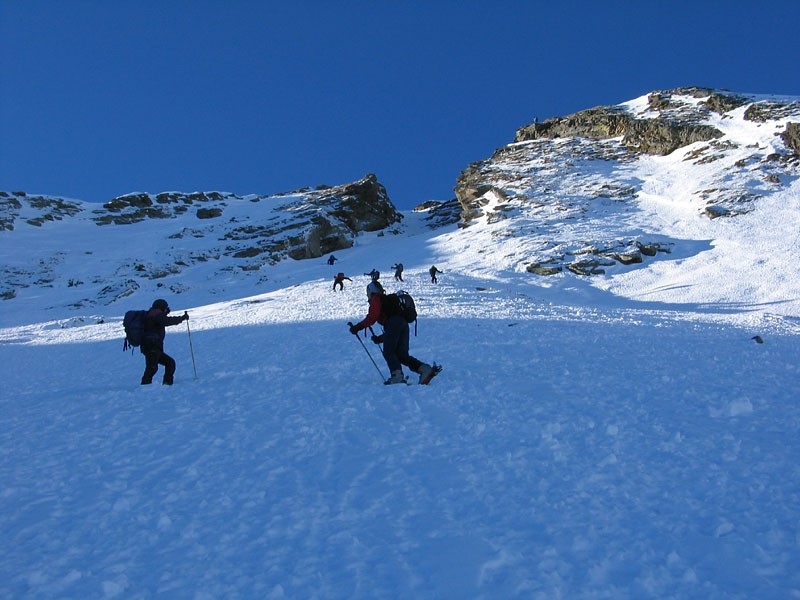 il ripido canale finale