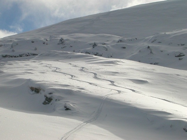 Descente de la Tete de Sallaz