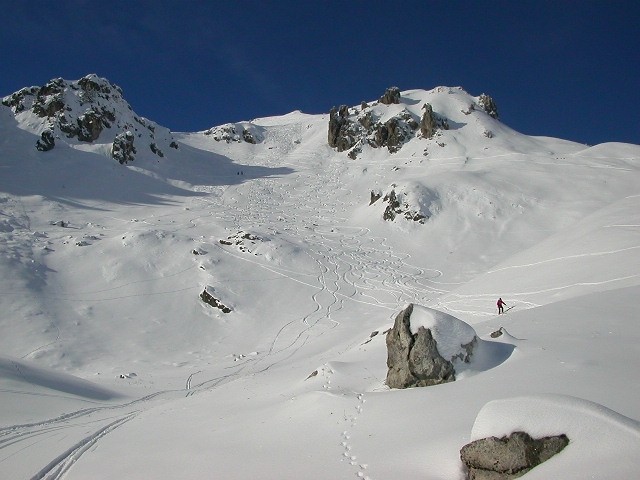 Vue d'ensemble de la combe .