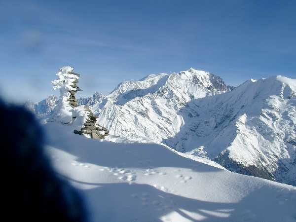 Vue depuis el Mont Joly