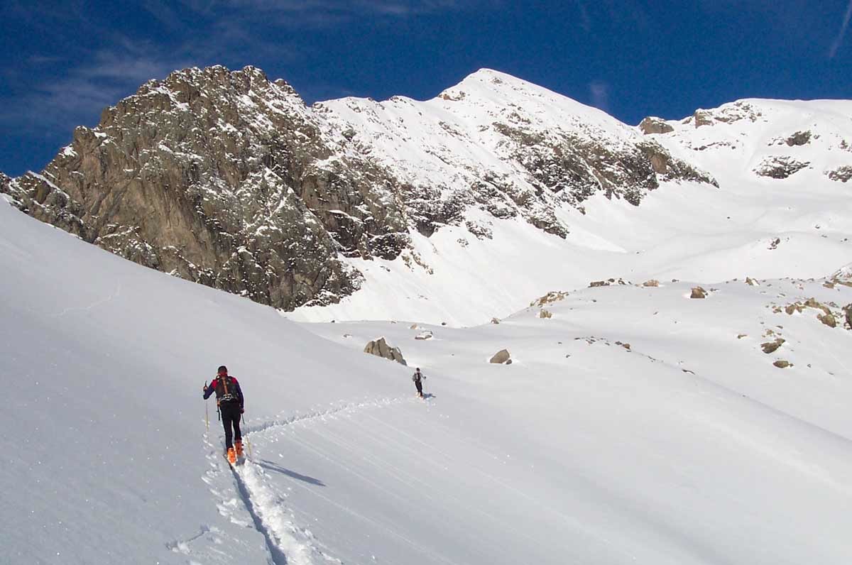Trace à la montée