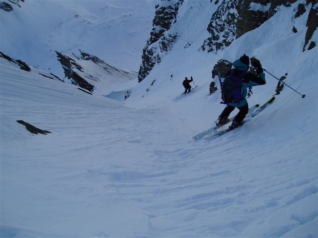Mont Bério Blanc : Couloir Est