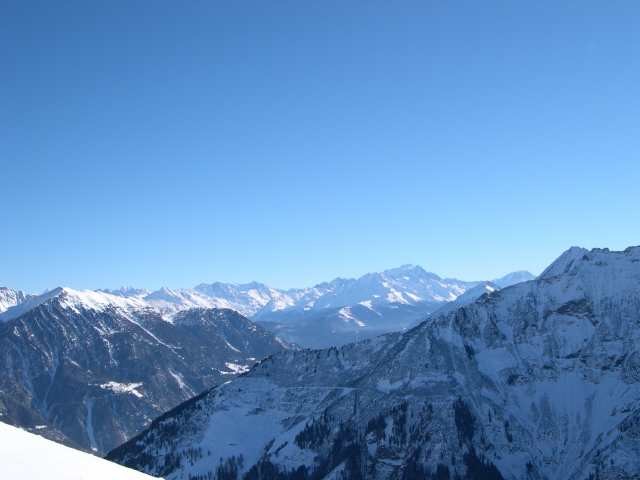Vue depuis la cabane du ski club