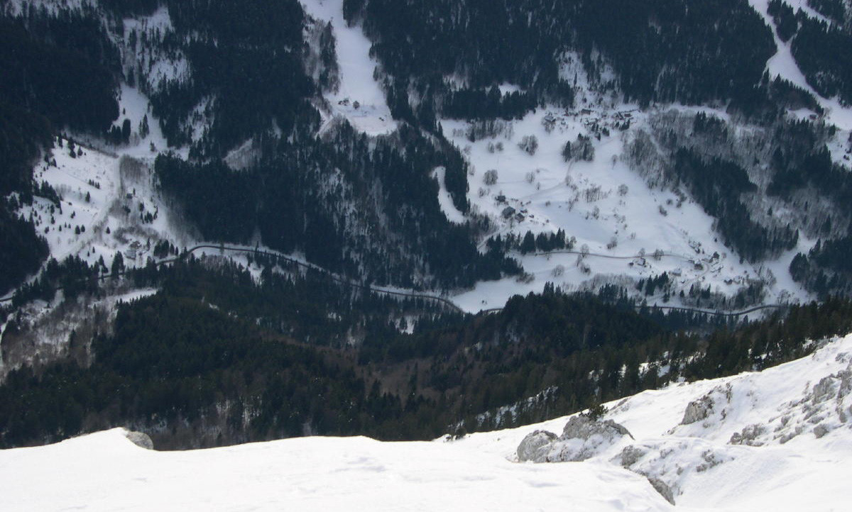 Grand Som : vue depuis la face E