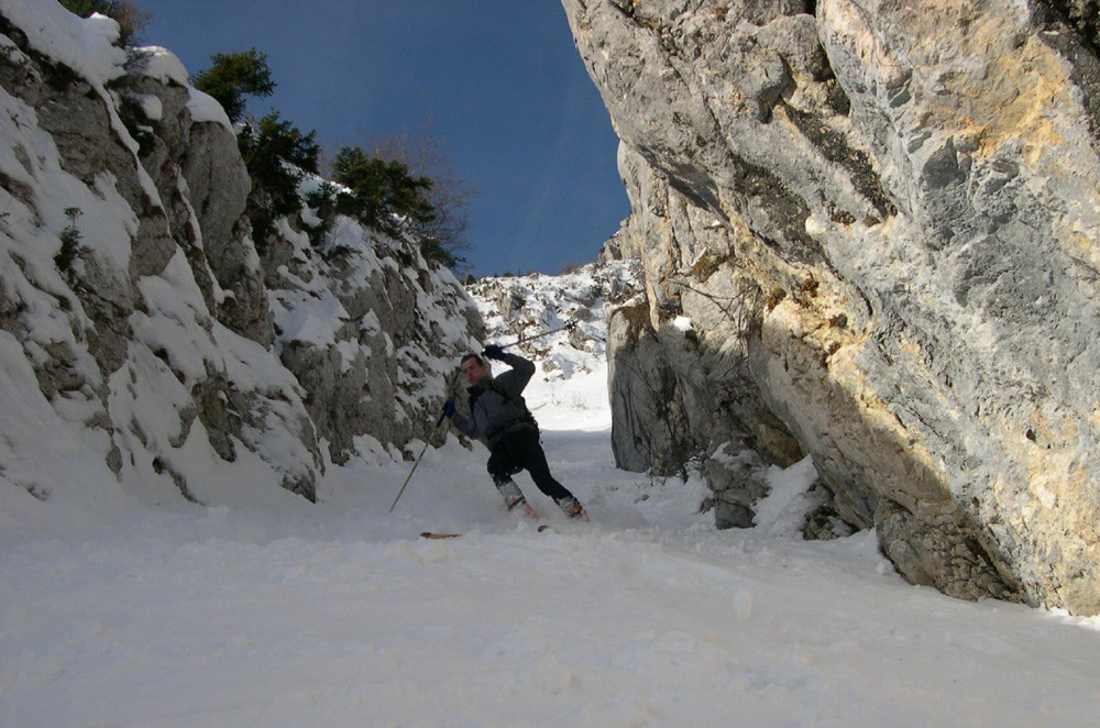 Grand Som : couloir inférieur