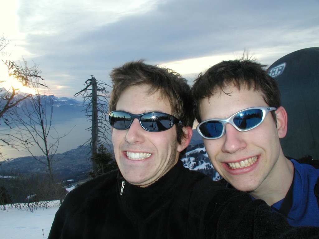 Gabriel et moi au sommet