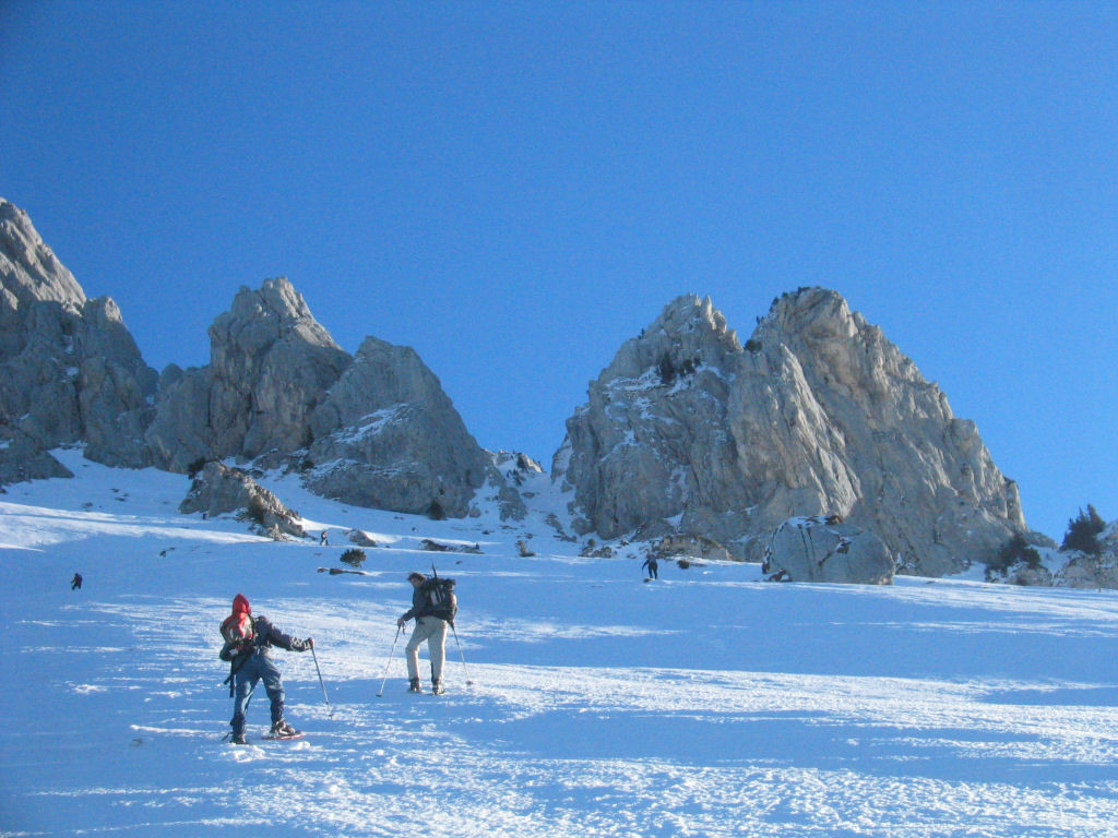Lances de Malissard - Approche du couloir