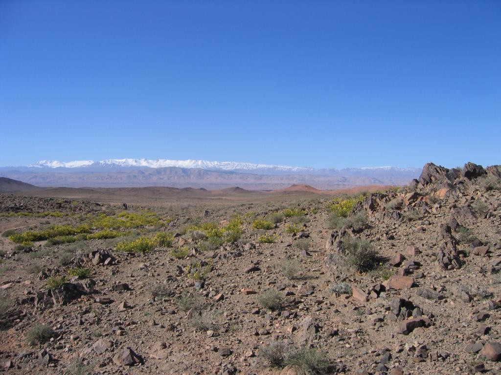 Maroc djebel sargho Vue sur l'Atlas