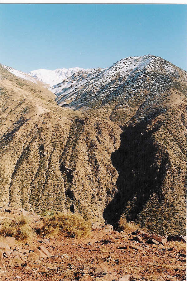 le meltsene, epaule ouest