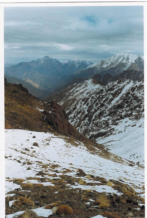 la descente vers iabassen et timichi