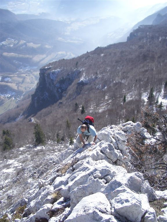 Les crêtes du Rocher de Chalves