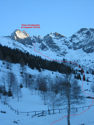 Il Canalone del Druet da Prataccio
