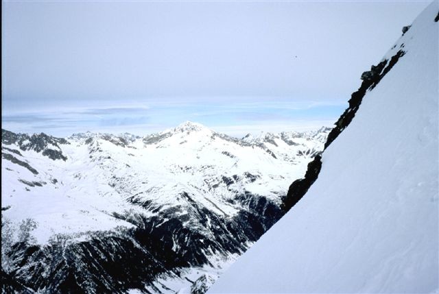 La regione del Gottardo dall'inizio del pendio finale