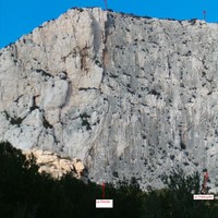 Cret St Michel face Sud  : Paroi Noire