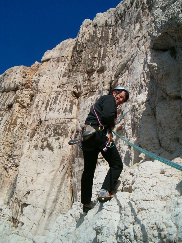 Rappel de 20m oblique aux Mouiettes