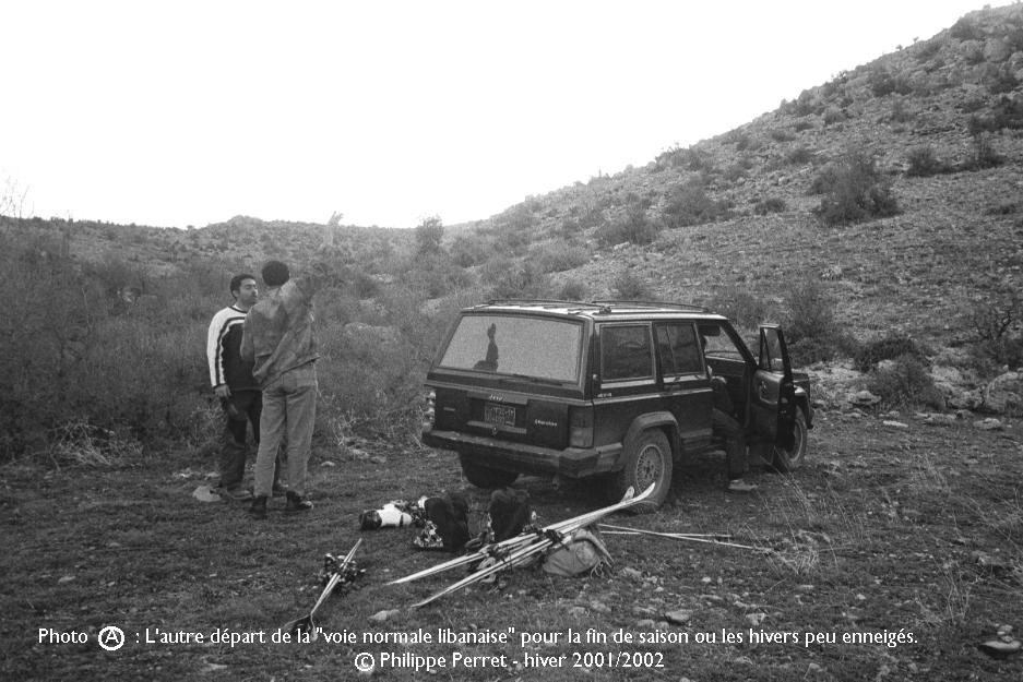 Photo A, topo Jebel ech Cheikh