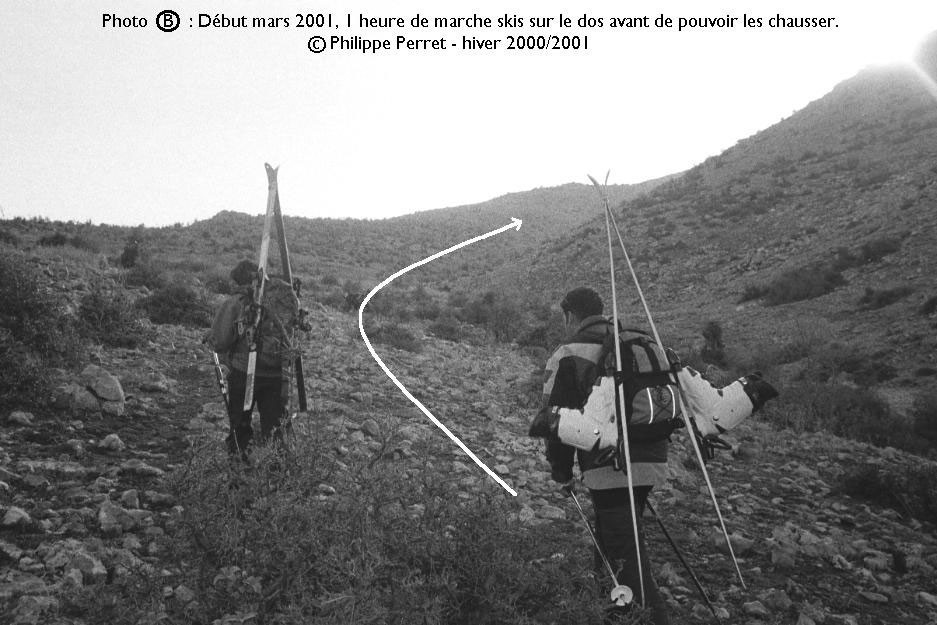 Photo B, topo Jebel ech Cheikh