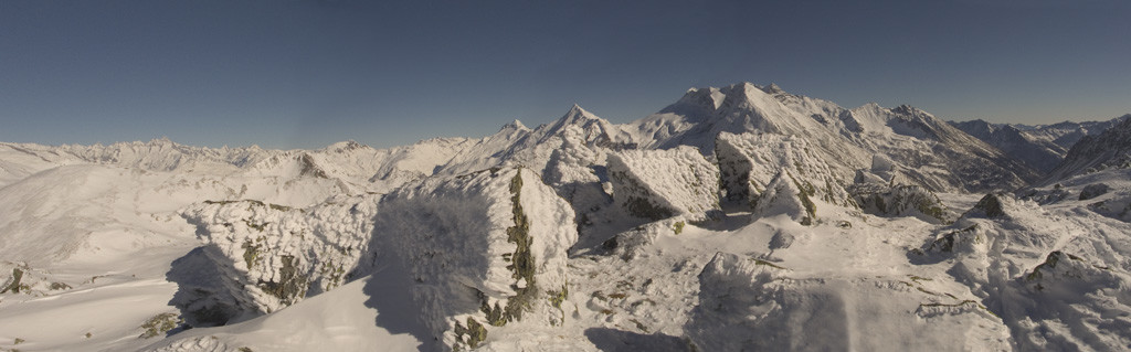 Panorama du massif du Monte Leone