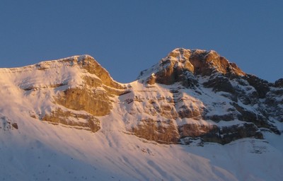 Levé de soleil sur Petite et Grande Moucherolle Levé de soleil sur Petite et Grande Moucherolle