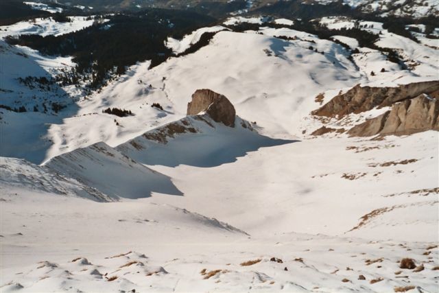 Combe ouest du Mont Charvin