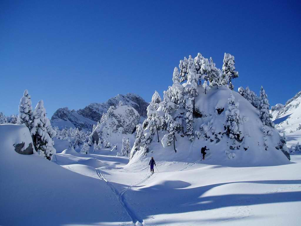 La partie nordique sur les hauts plateaux