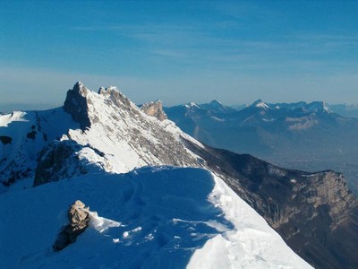 Vue du sommet vers le Nord Vue du sommet vers le Nord