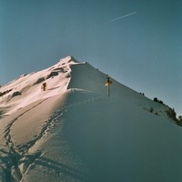 Arête montant à la Croix de Javerne
